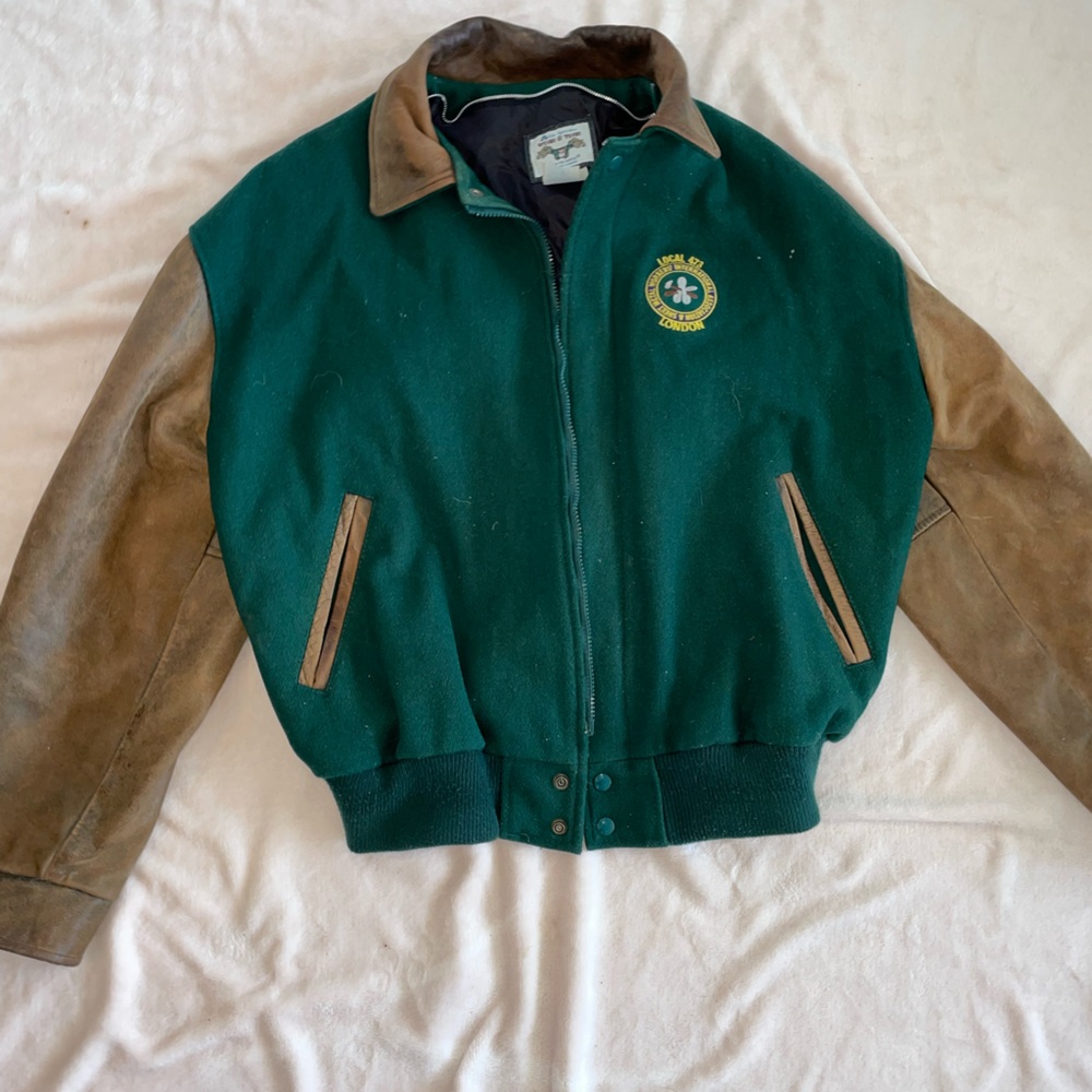 Vintage Varsity Bomber Jacket